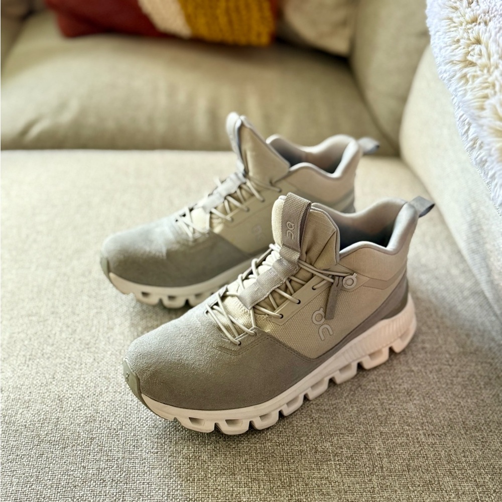 EUC On Running On Cloud Hi Walking Gray Women's Sneakers size 7.5